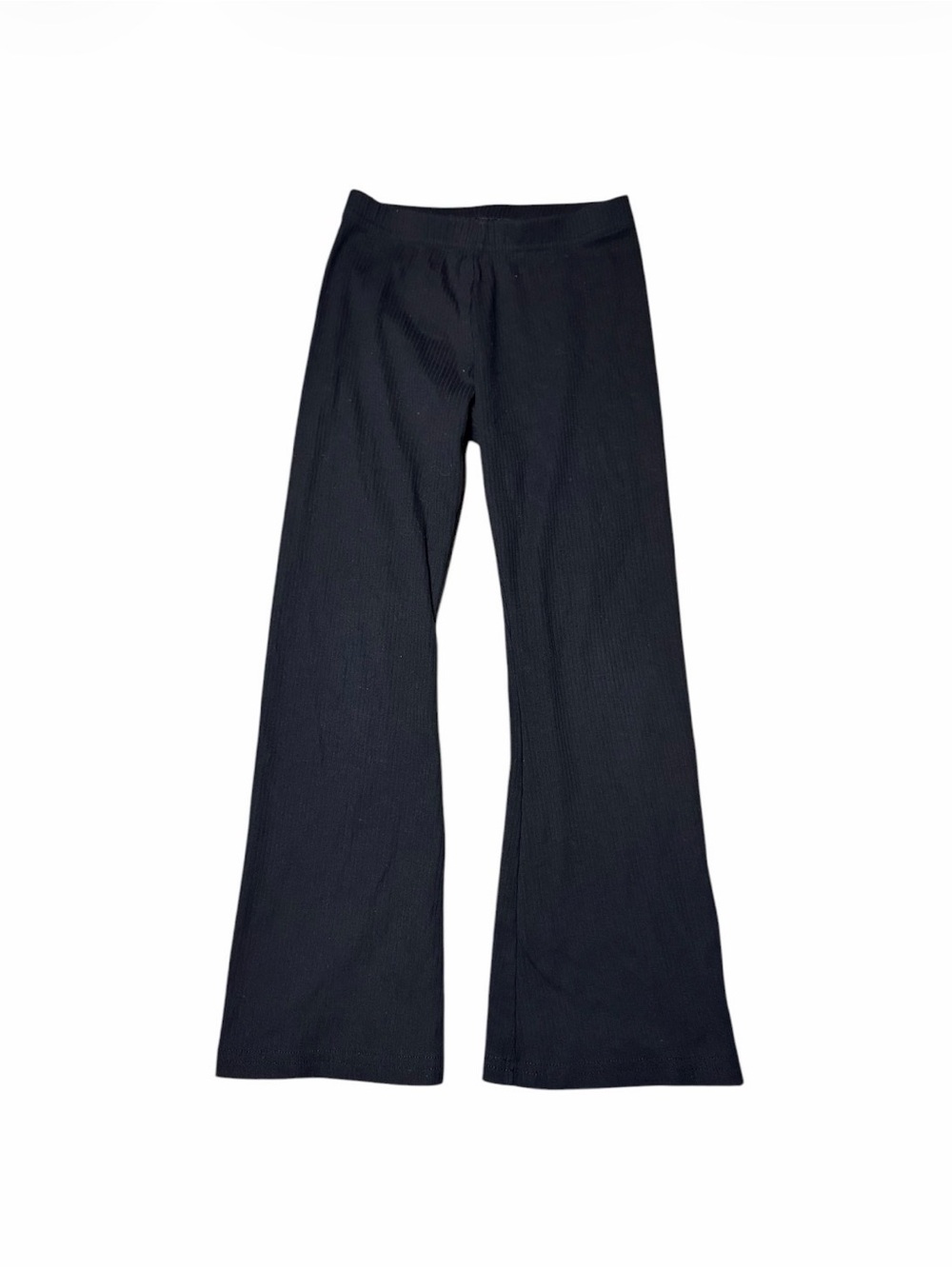 Old Navy Black Ribbed Flare Leggings for Kids